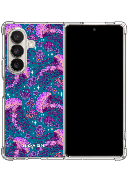 Jellyfish Dreams Clear Case Insert Galaxy Z Fold 7