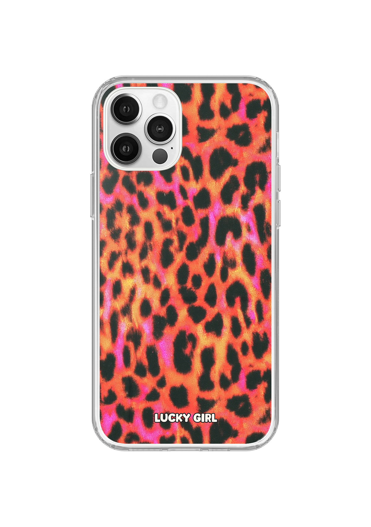 Lava Leopard Clear Case Insert iPhone 12/12 Pro