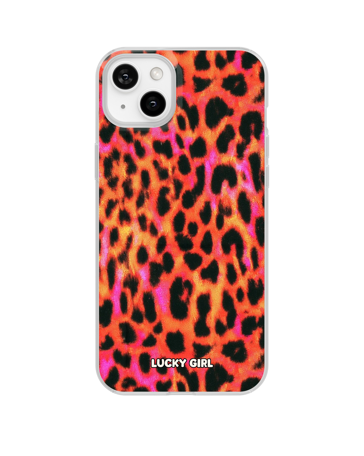 Lava Leopard Clear Case Insert iPhone 13/14/16e/17e