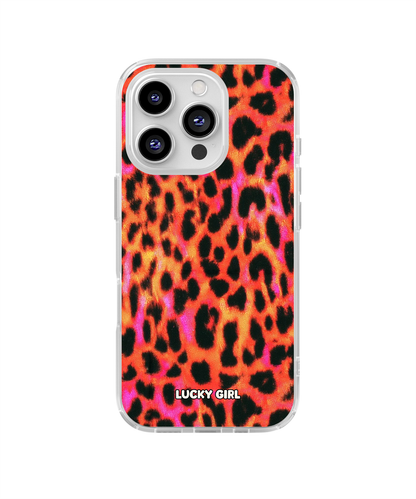 Lava Leopard Clear Case Insert iPhone 14 Pro