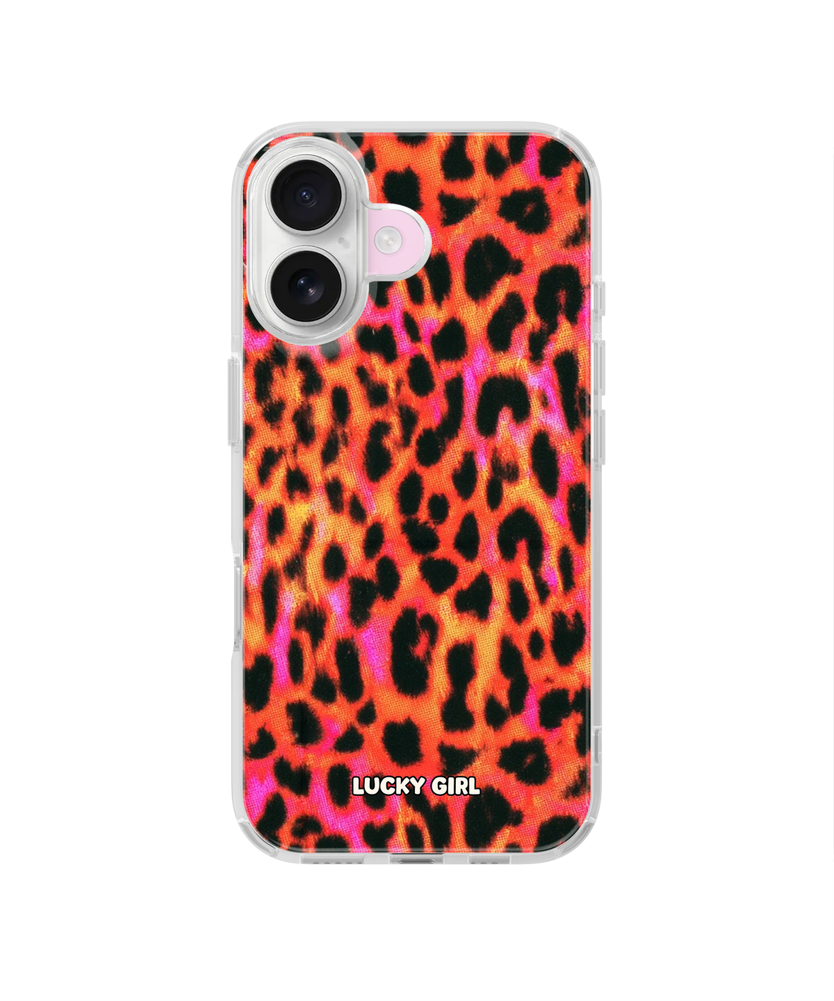 Lava Leopard Clear Case Insert iPhone 16