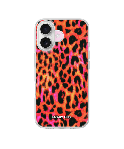 Lava Leopard Clear Case Insert iPhone 16