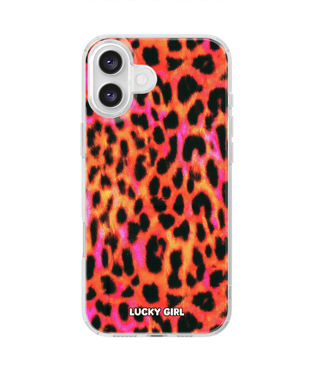 Lava Leopard Clear Case Insert iPhone 16 Plus
