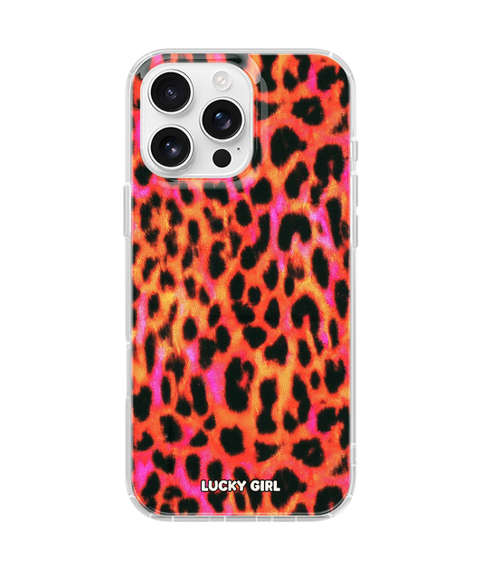 Lava Leopard Clear Case Insert iPhone 16 Pro Max