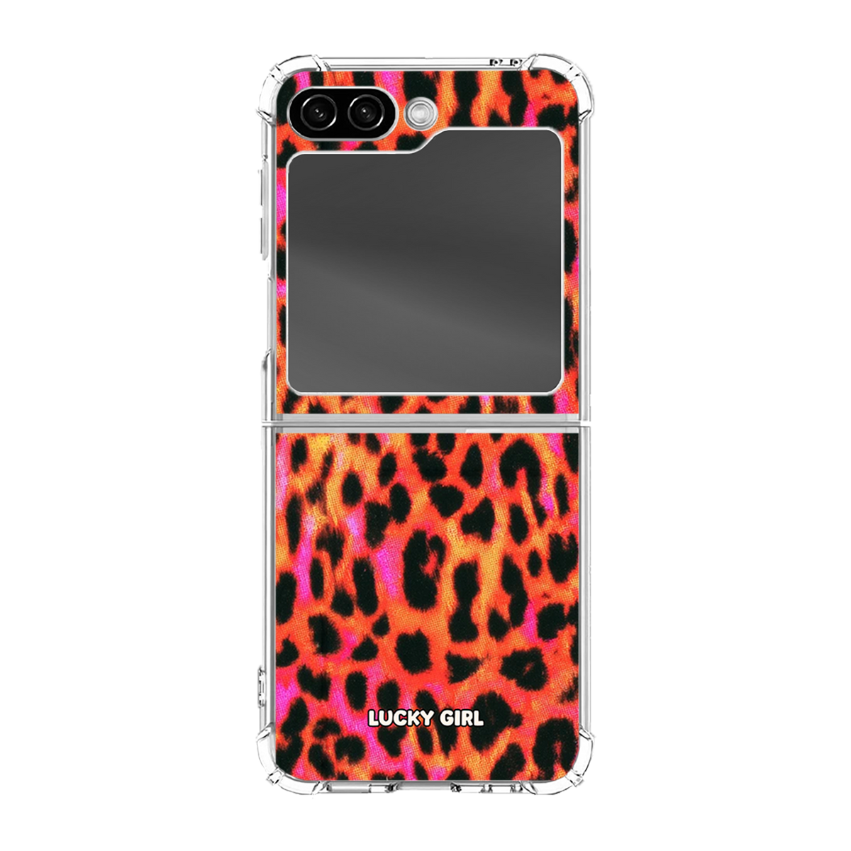 Lava Leopard Clear Case Insert Galaxy Z Flip 6 / 7FE