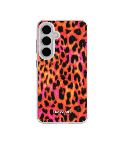 Lava Leopard Clear Case Insert Galaxy S23