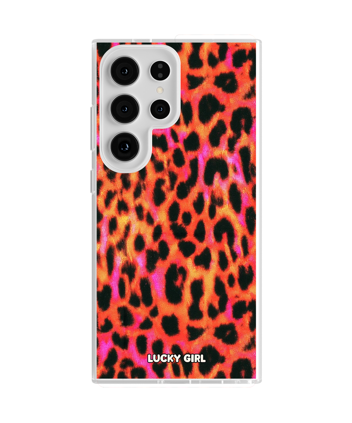 Lava Leopard Clear Case Insert Galaxy S23 Ultra
