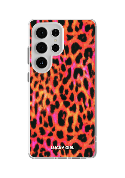 Lava Leopard Clear Case Insert Galaxy S25 Ultra