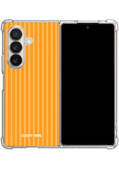 Mango Stripes Clear Case Insert Galaxy Z Fold 7