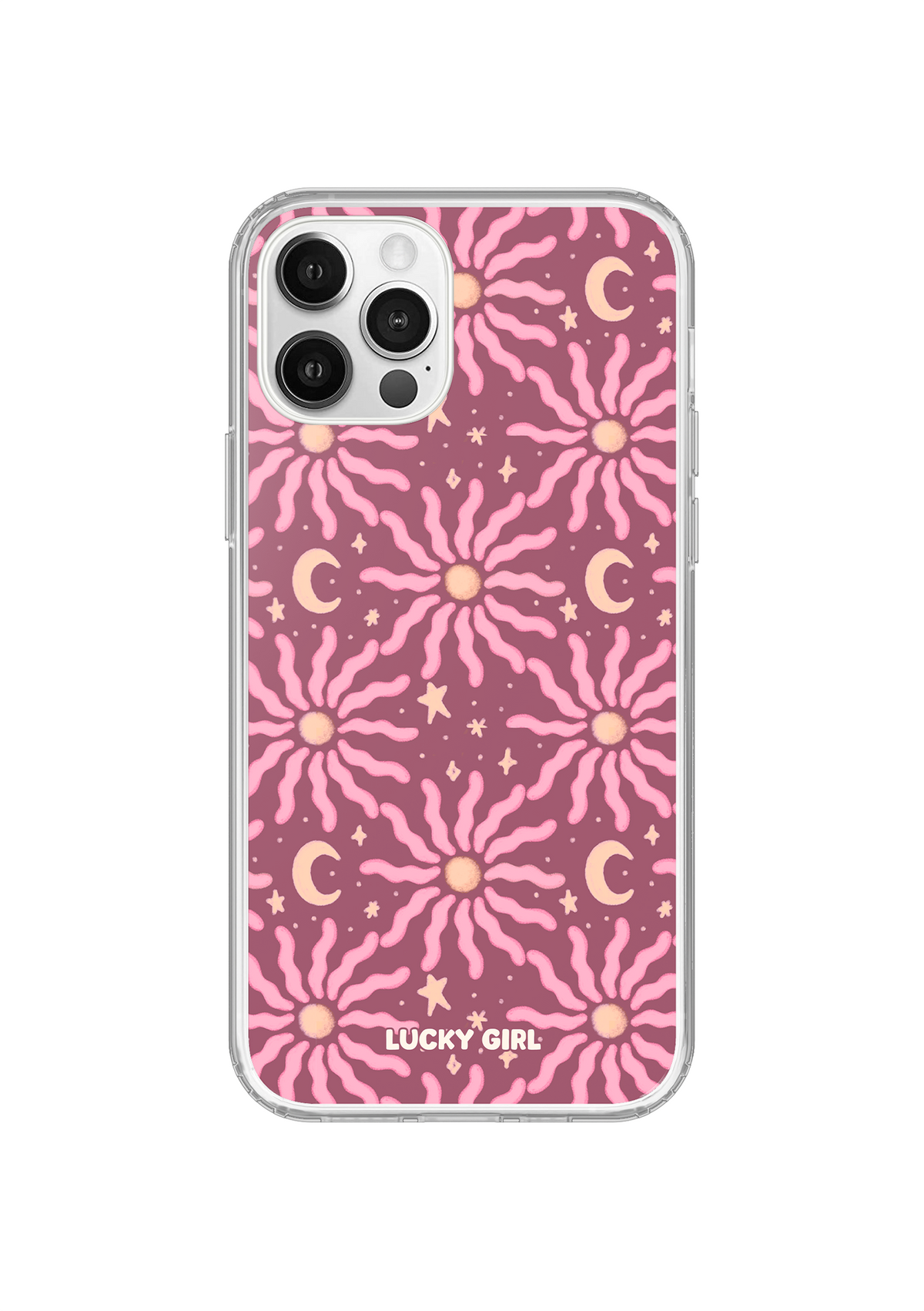 Mauve Sky Clear Case Insert iPhone 12/12 Pro
