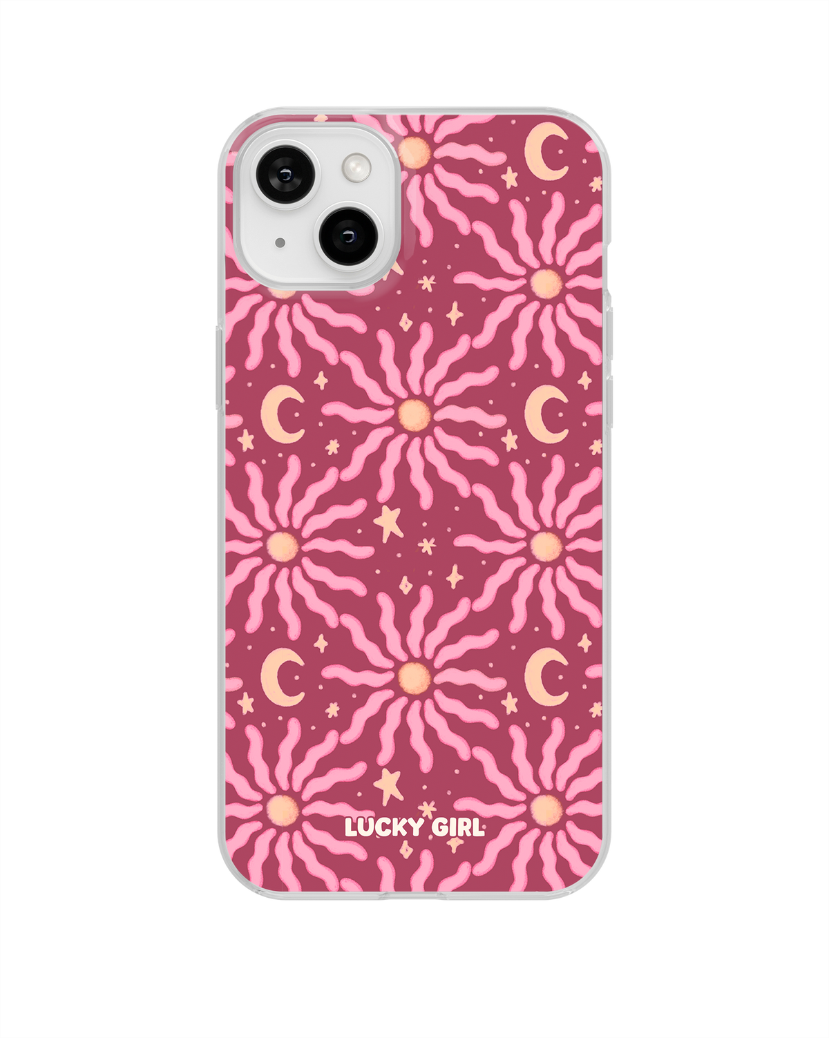 Mauve Sky Clear Case Insert iPhone 14 Plus/15 Plus