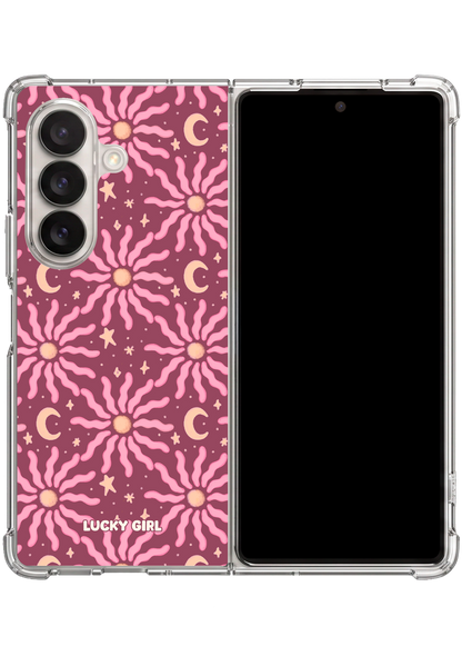 Mauve Sky Clear Case Insert Galaxy Z Fold 7