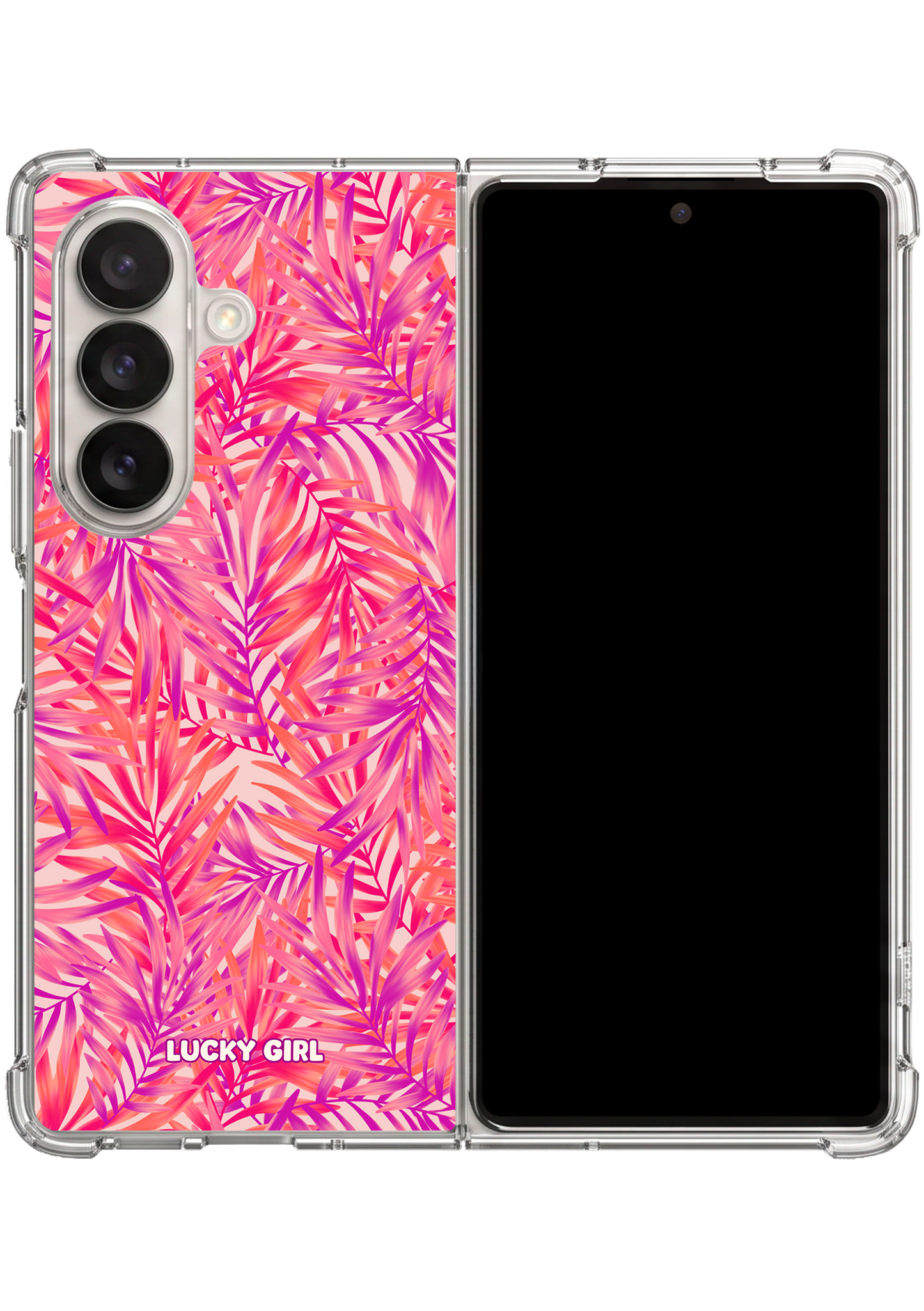 Miami Mood (Pink) Clear Case Insert Galaxy Z Fold 7