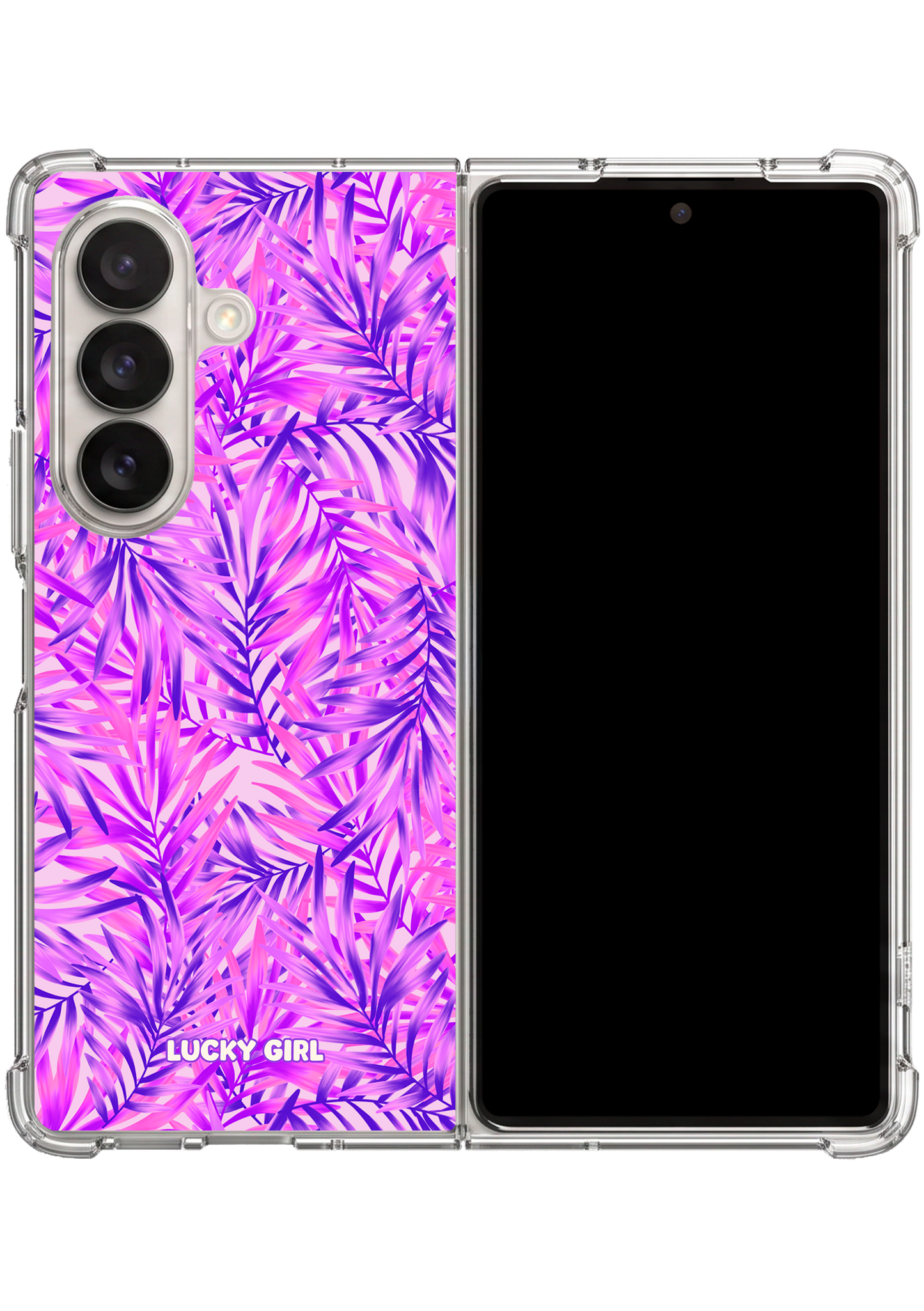 Miami Mood (Purple) Clear Case Insert Galaxy Z Fold 7