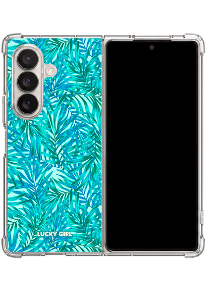Miami Mood (Teal) Clear Case Insert Galaxy Z Fold 7