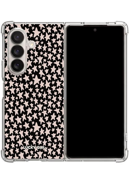Midnight Stars Clear Case Insert Galaxy Z Fold 7
