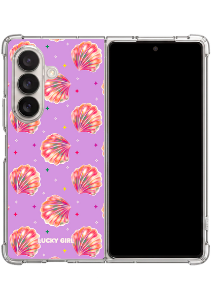 Mother Of Pearl Clear Case Insert Galaxy Z Fold 7