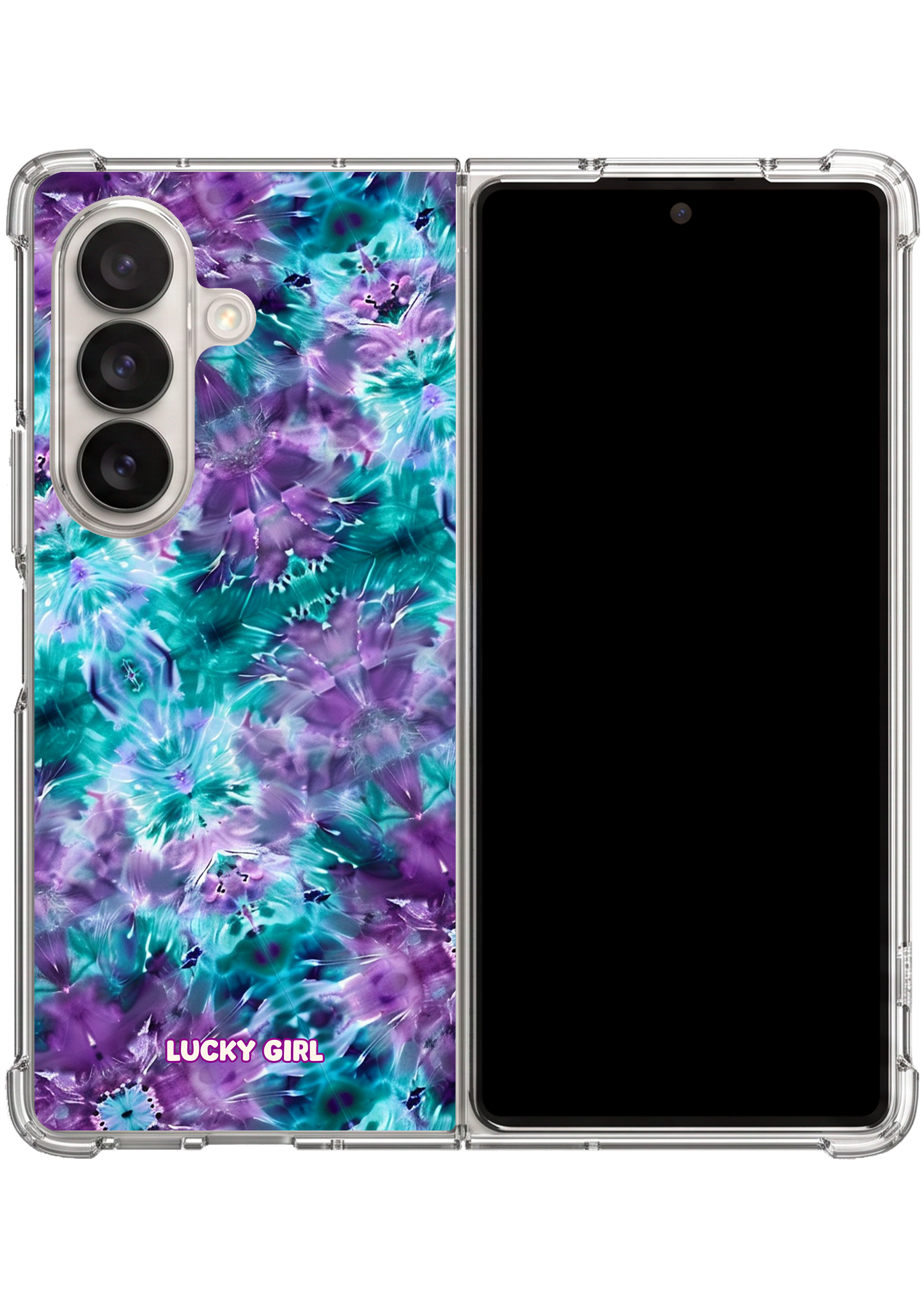 Mystic Burst Clear Case Insert Galaxy Z Fold 7