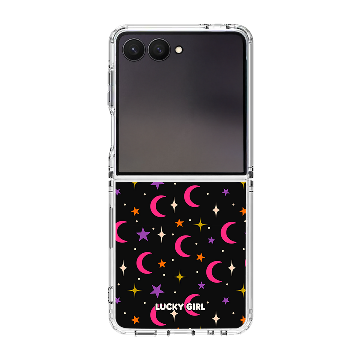 Neon Night Clear Case Insert Galaxy Z Flip 7