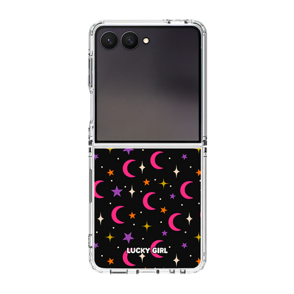 Neon Night Clear Case Insert Galaxy Z Flip 7
