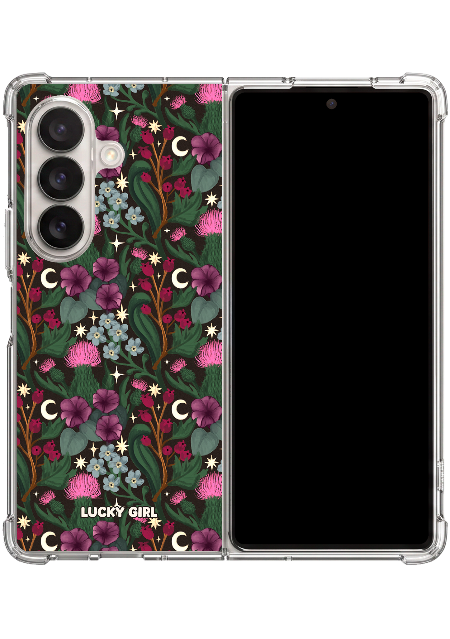 Nightbloom Clear Case Insert Galaxy Z Fold 7
