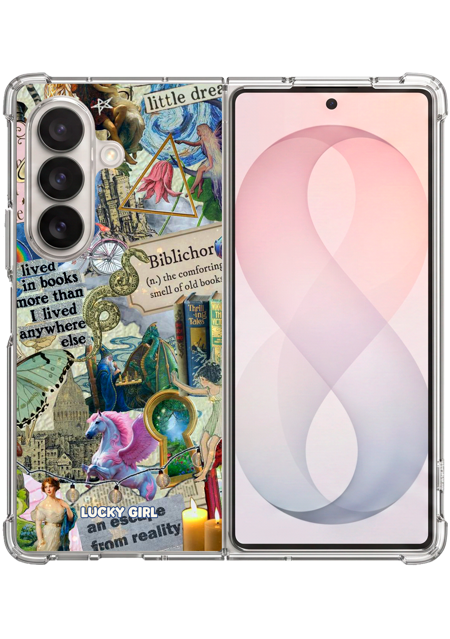 Once Upon A Time Clear Case Insert Galaxy Z Fold 7 / 8 Ultra