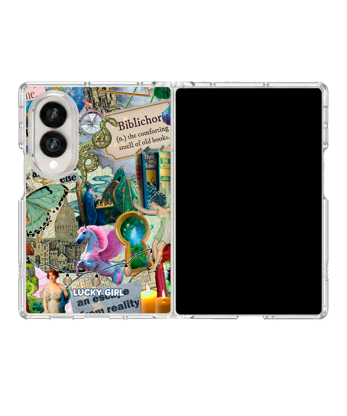 Once Upon A Time Clear Case Insert Galaxy Z Fold 8 (wide)