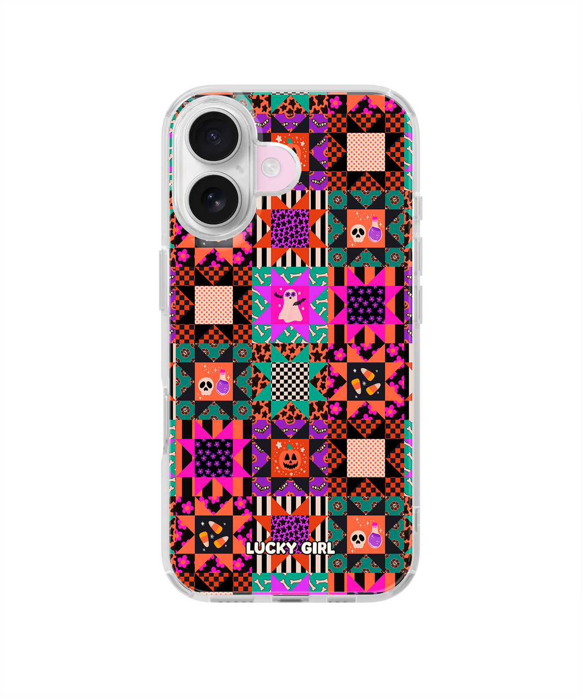 Patchwork Fright Clear Case Insert iPhone 16