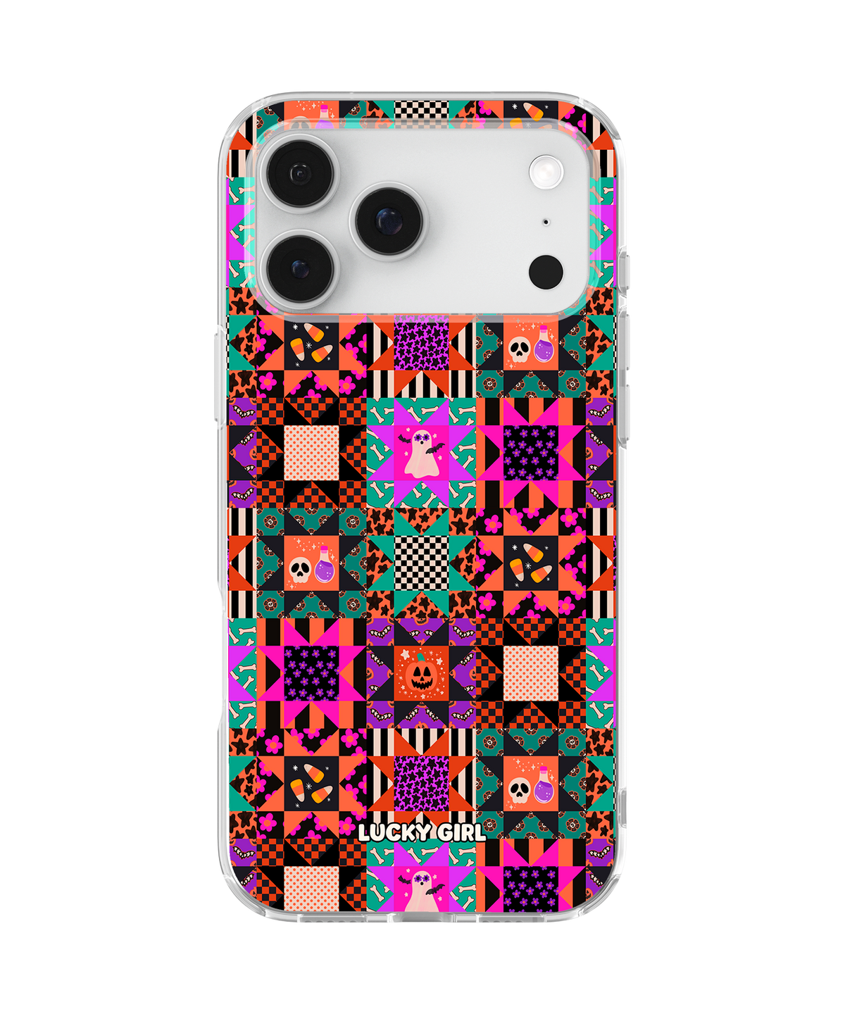 Patchwork Fright Clear Case Insert iPhone 17 Pro Max