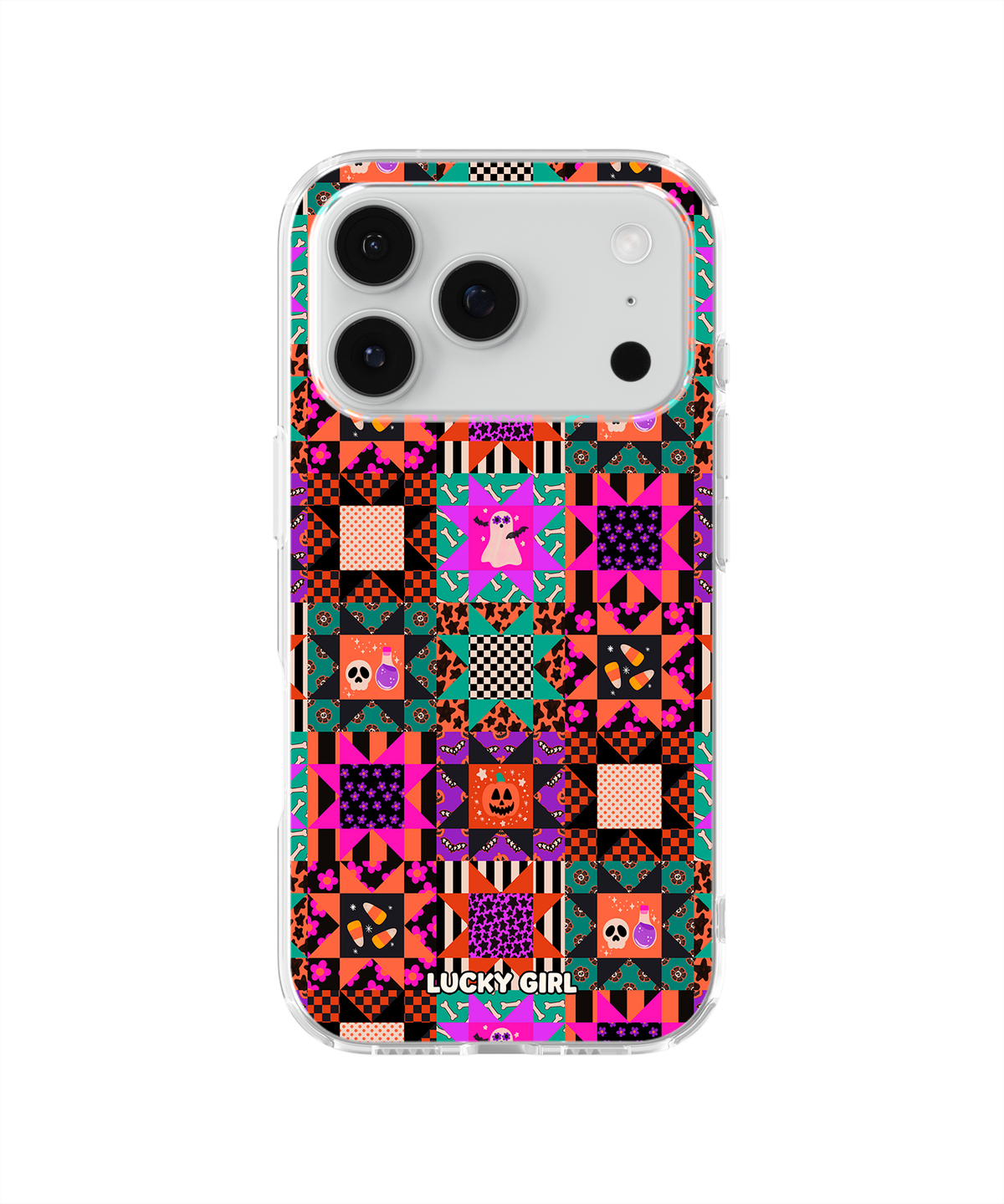 Patchwork Fright Clear Case Insert iPhone 17 Pro