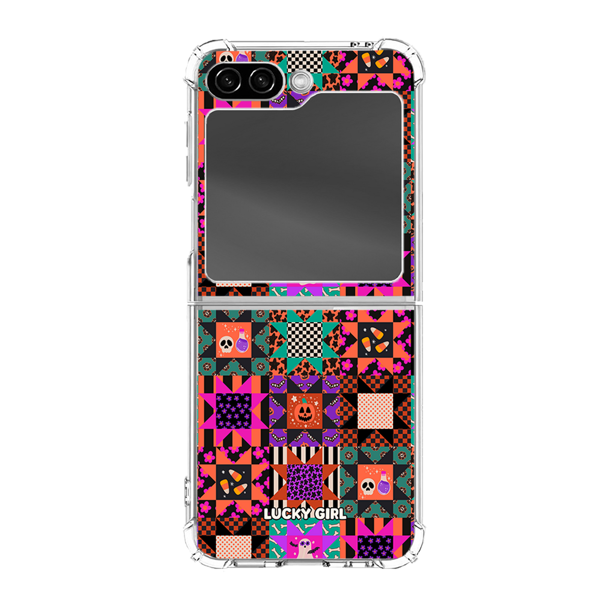 Patchwork Fright Clear Case Insert Galaxy Z Flip 6/7 FE