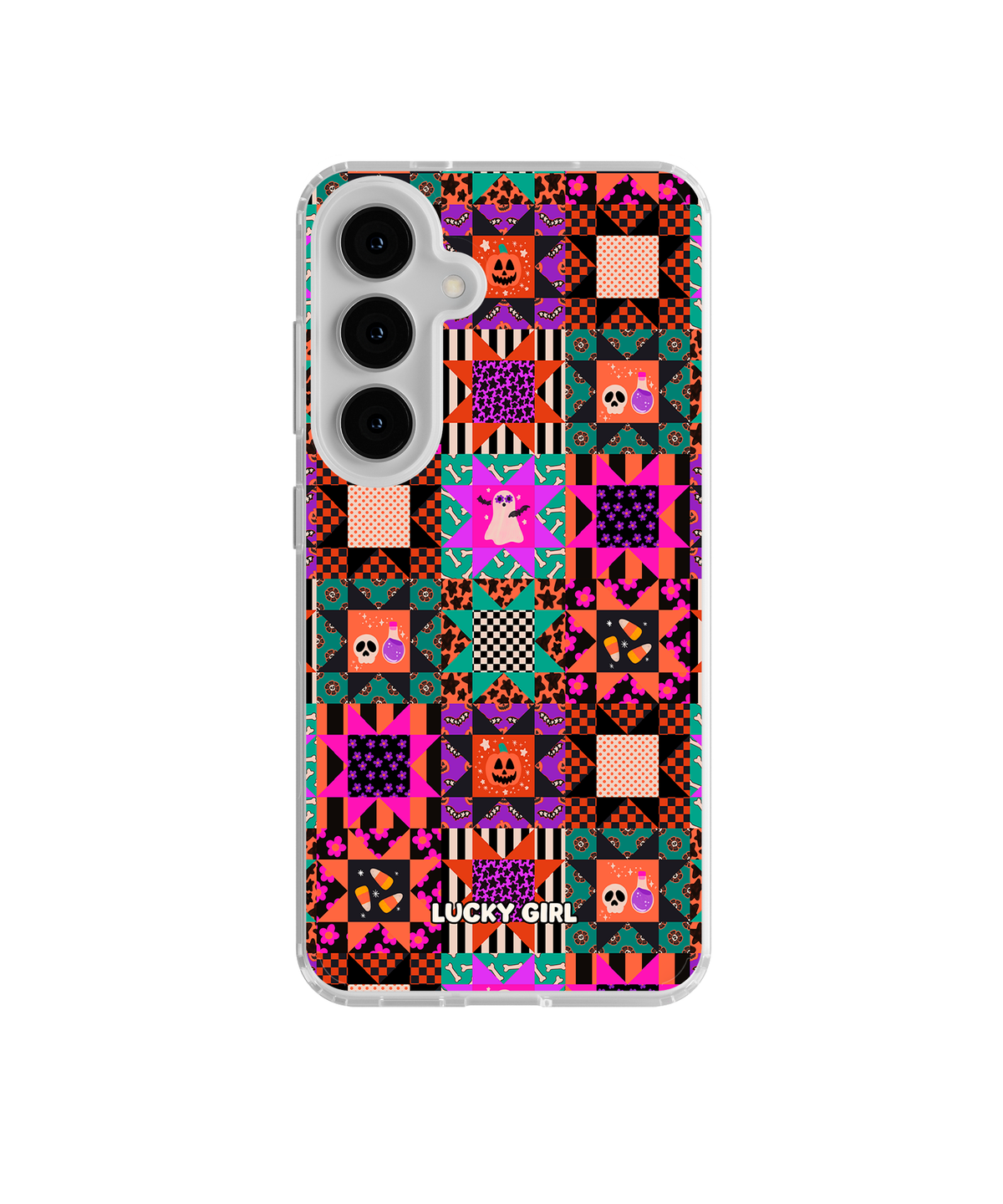 Patchwork Fright Clear Case Insert Galaxy S26