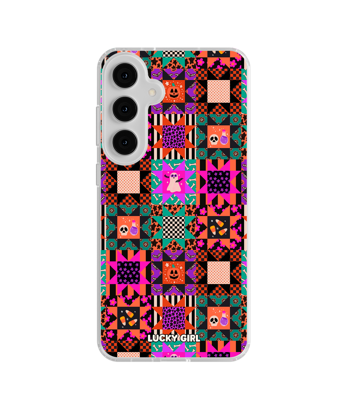 Patchwork Fright Clear Case Insert Galaxy S26 Plus