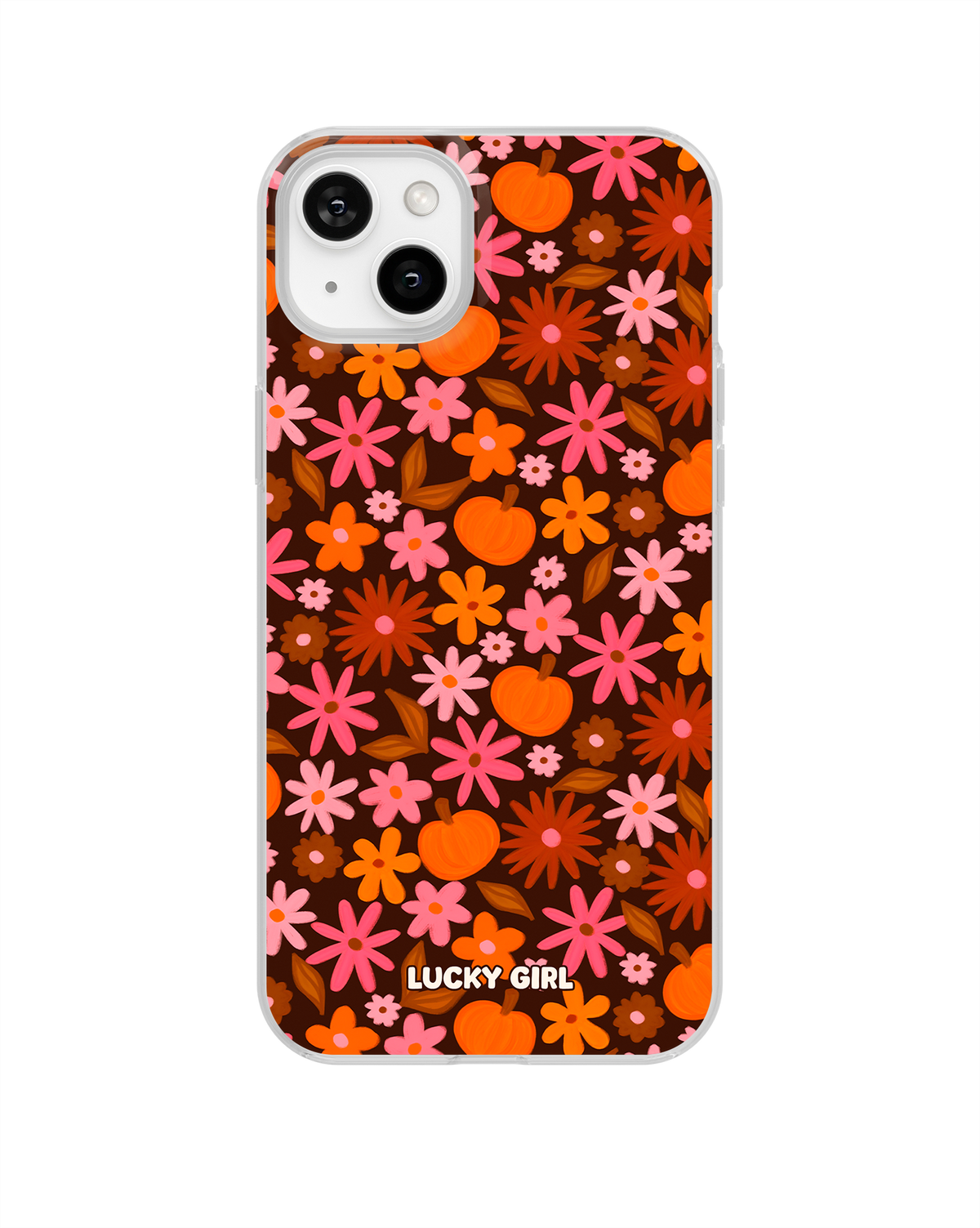 Petals & Pumpkins Clear Case Insert iPhone 15