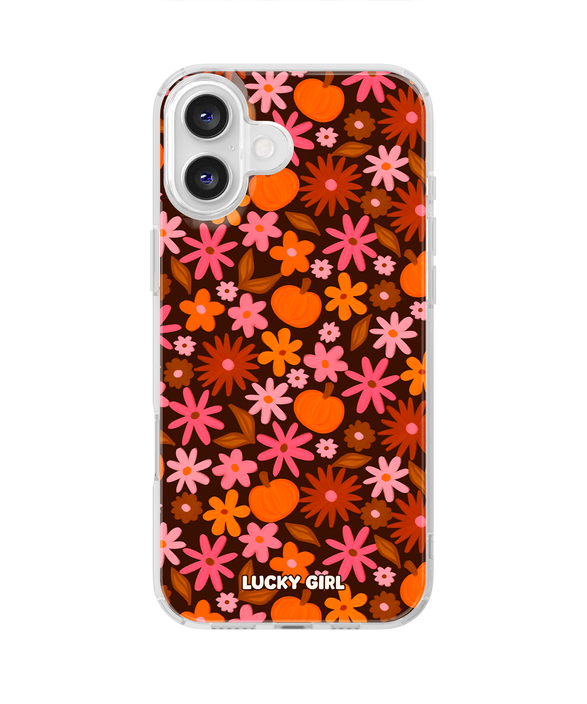 Petals & Pumpkins Clear Case Insert iPhone 16 Plus