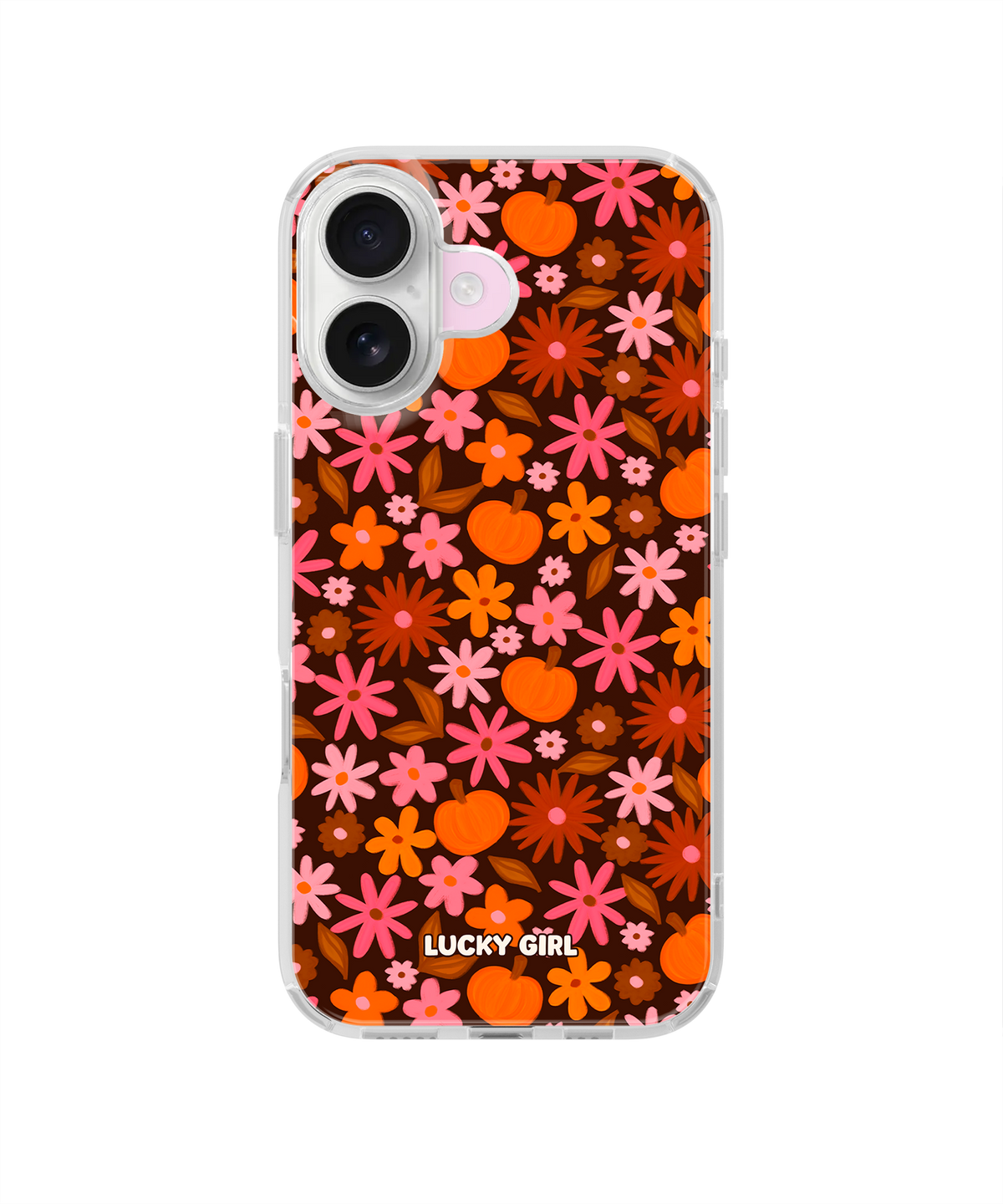 Petals & Pumpkins Clear Case Insert iPhone 17