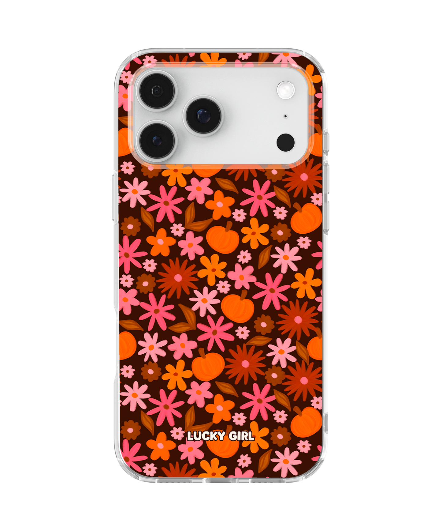 Petals & Pumpkins Clear Case Insert iPhone 17 Pro Max