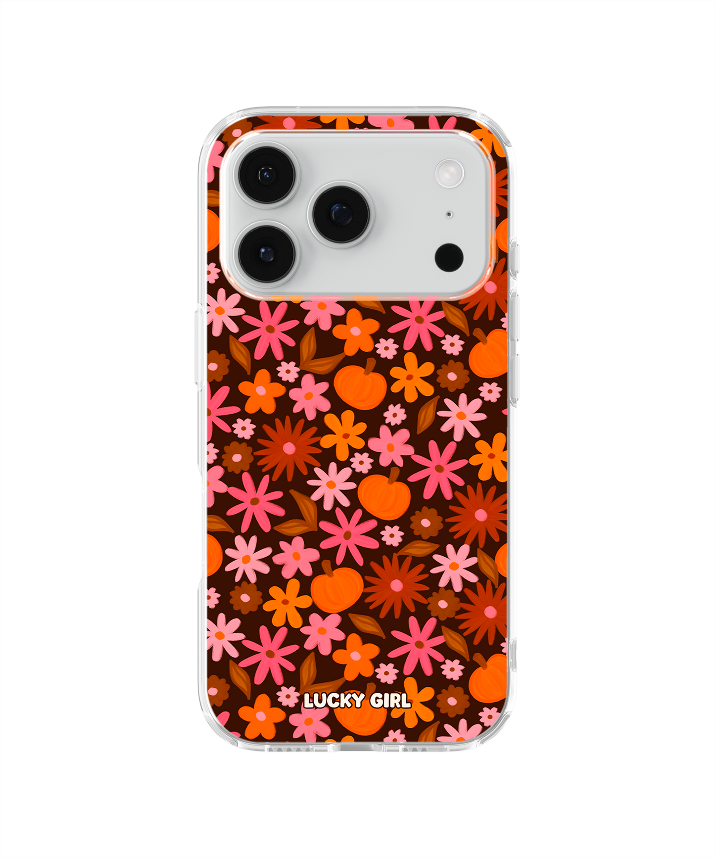 Petals & Pumpkins Clear Case Insert iPhone 17 Pro