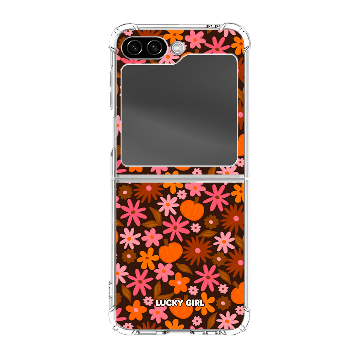 Petals & Pumpkins Clear Case Insert Galaxy Z Flip 6/7 FE