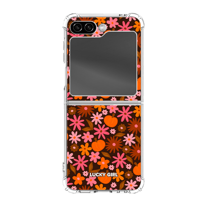 Petals & Pumpkins Clear Case Insert Galaxy Z Flip 6/7 FE