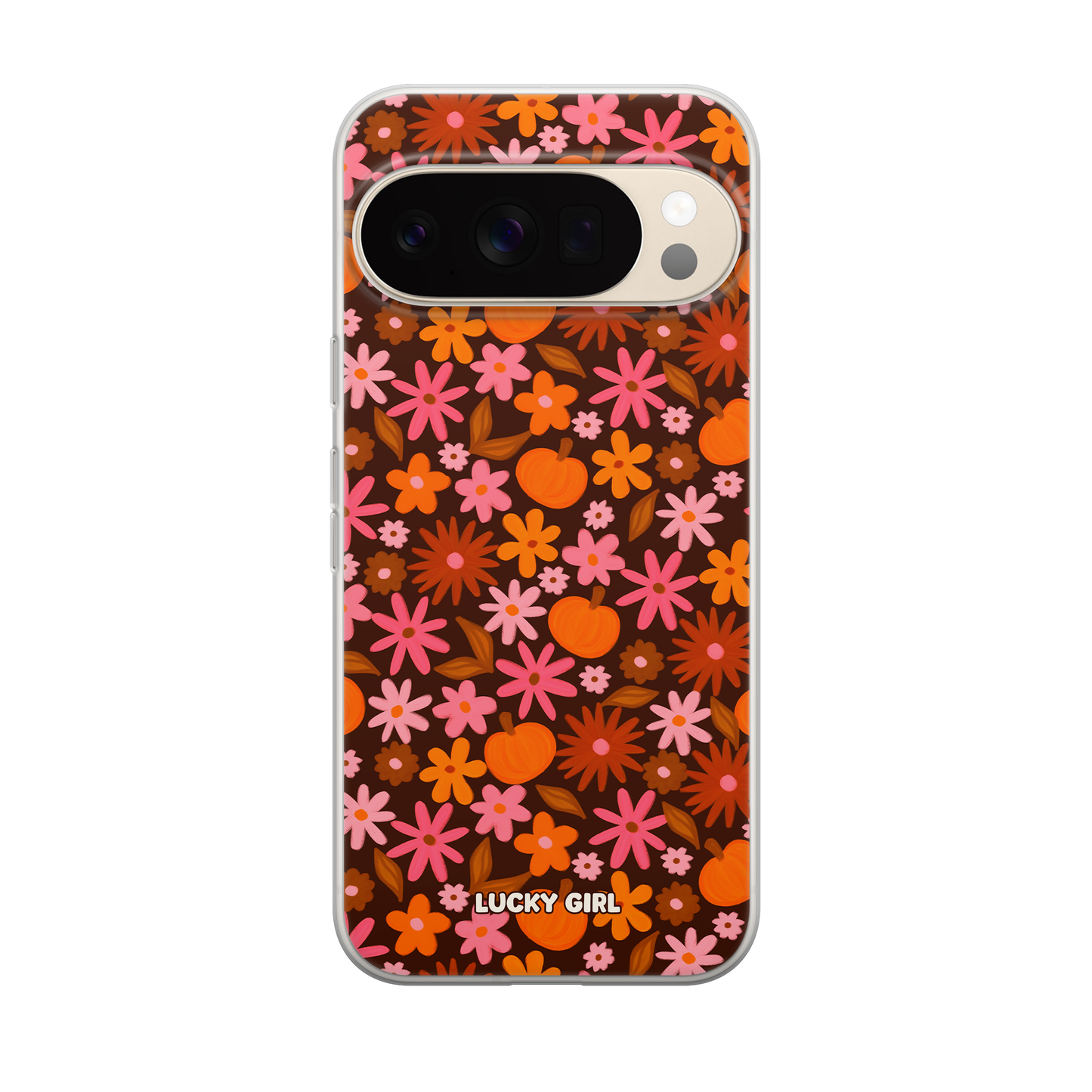 Petals & Pumpkins Clear Case Insert Pixel 10/10 Pro