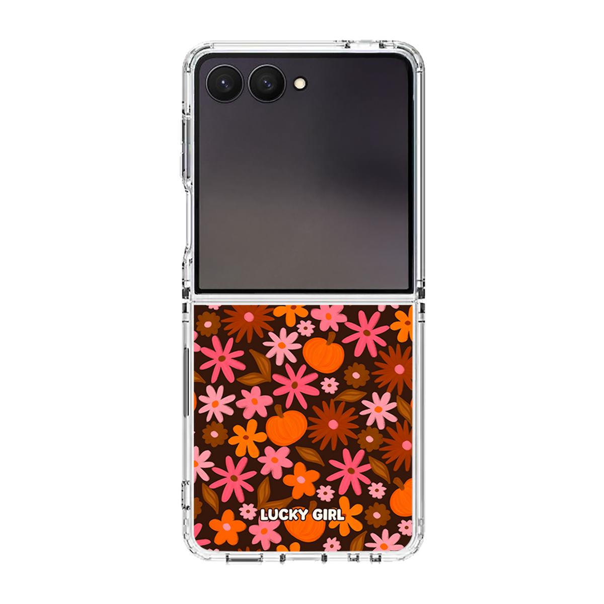 Petals & Pumpkins Clear Case Insert Galaxy Z Flip 7