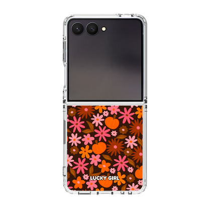 Petals & Pumpkins Clear Case Insert Galaxy Z Flip 7