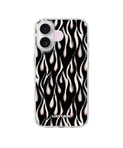 Phantom Flames Clear Case Insert iPhone 16