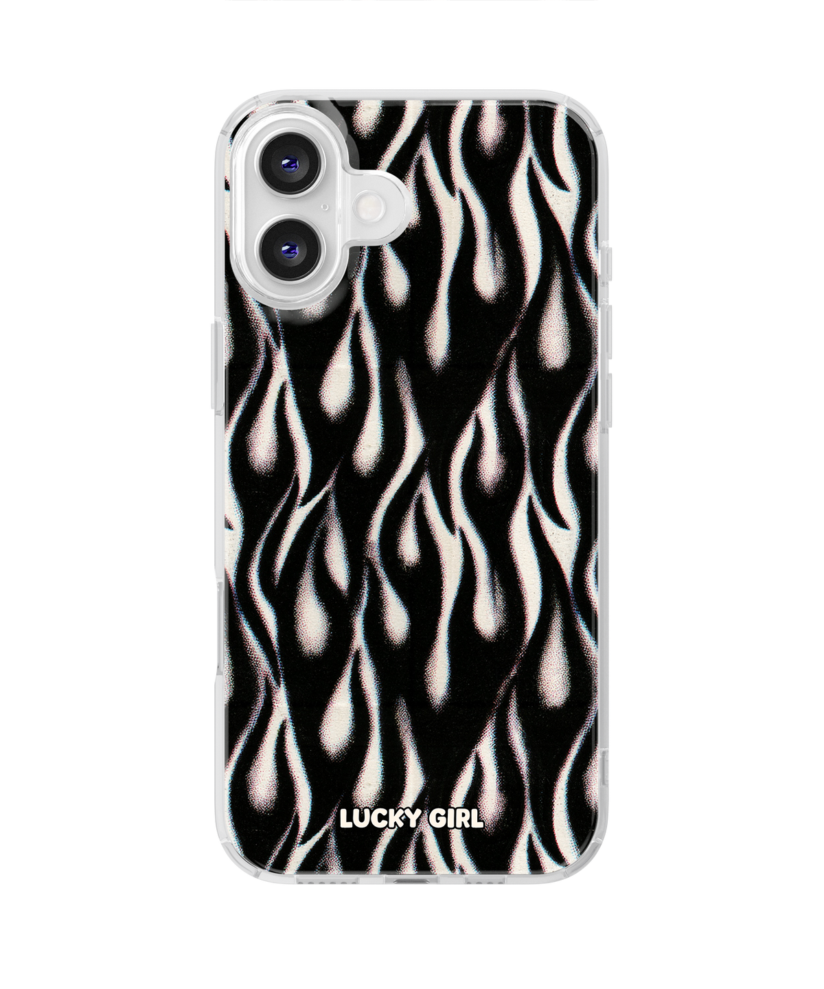 Phantom Flames Clear Case Insert iPhone 16 Plus