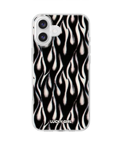 Phantom Flames Clear Case Insert iPhone 16 Plus