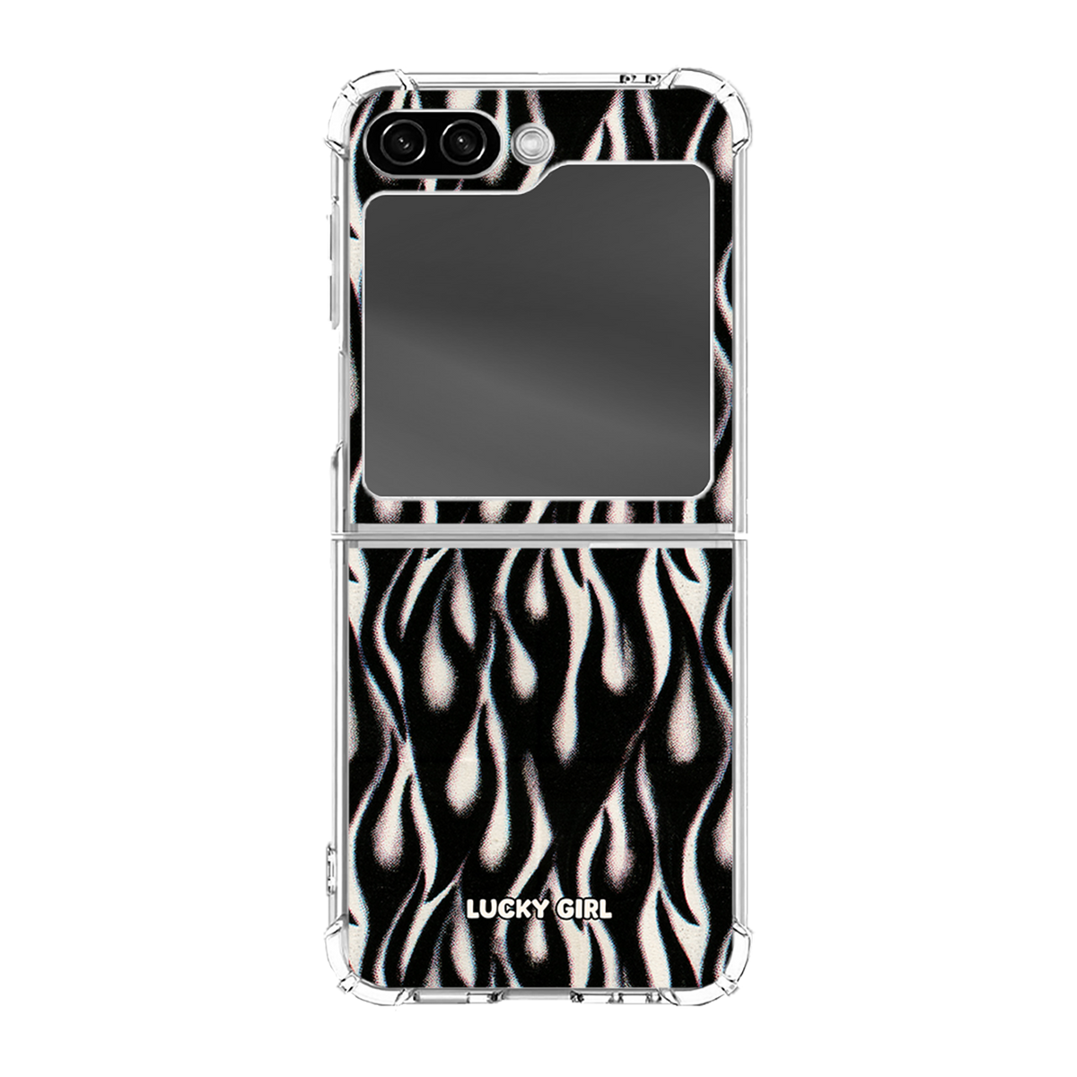 Phantom Flames Clear Case Insert Galaxy Z Flip 6 / 7FE