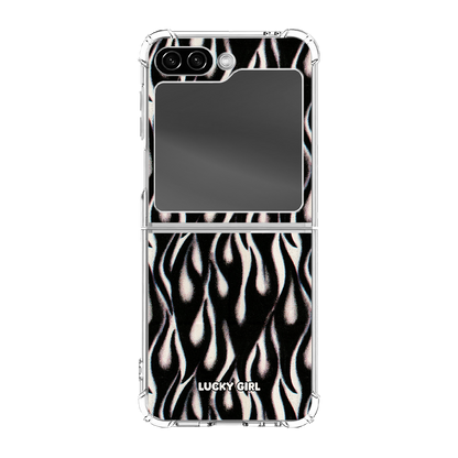 Phantom Flames Clear Case Insert Galaxy Z Flip 6 / 7FE
