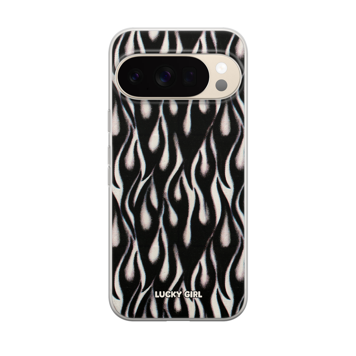 Phantom Flames Clear Case Insert Pixel 10 Pro XL