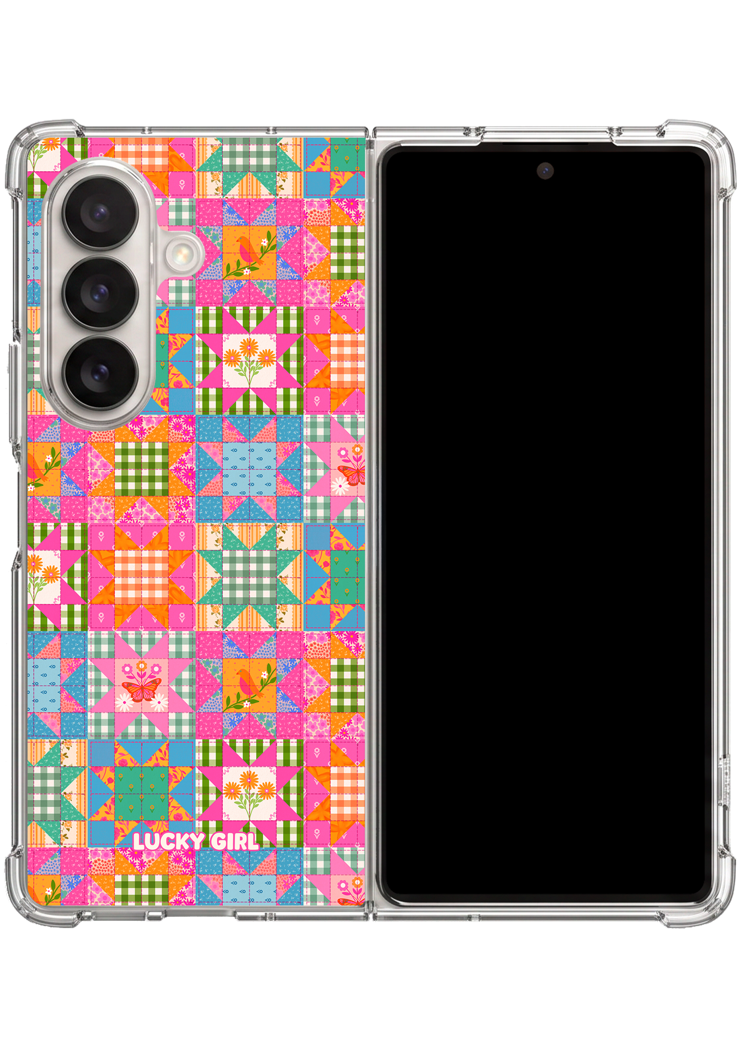 Picnic Season Clear Case Insert Galaxy Z Fold 7